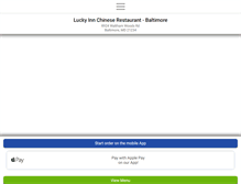 Tablet Screenshot of luckyinn168.com